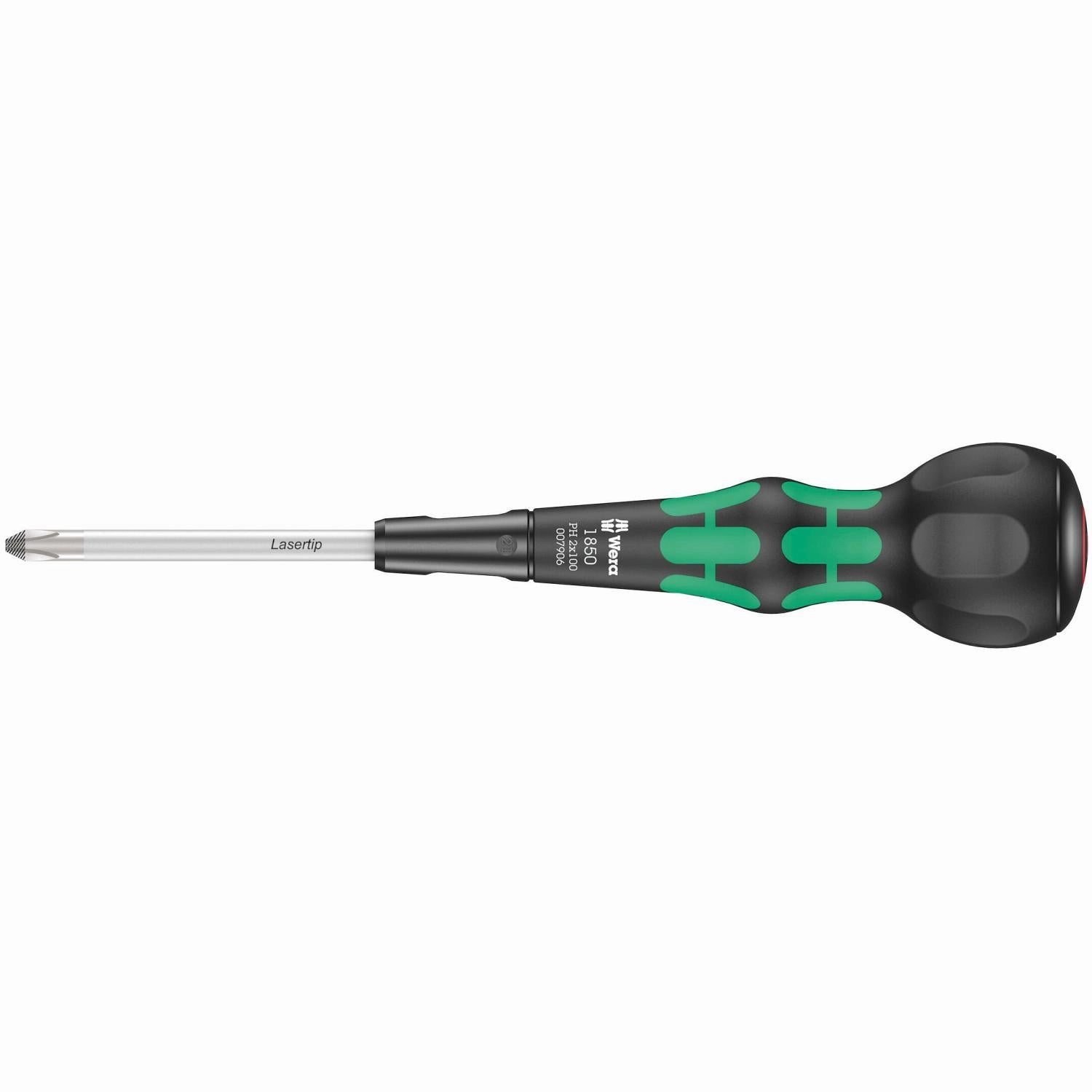 Wera 05007908001 Kraftform Ball-Grip Phillips Screwdriver - Workshop Blade, PH 3 x 150 mm