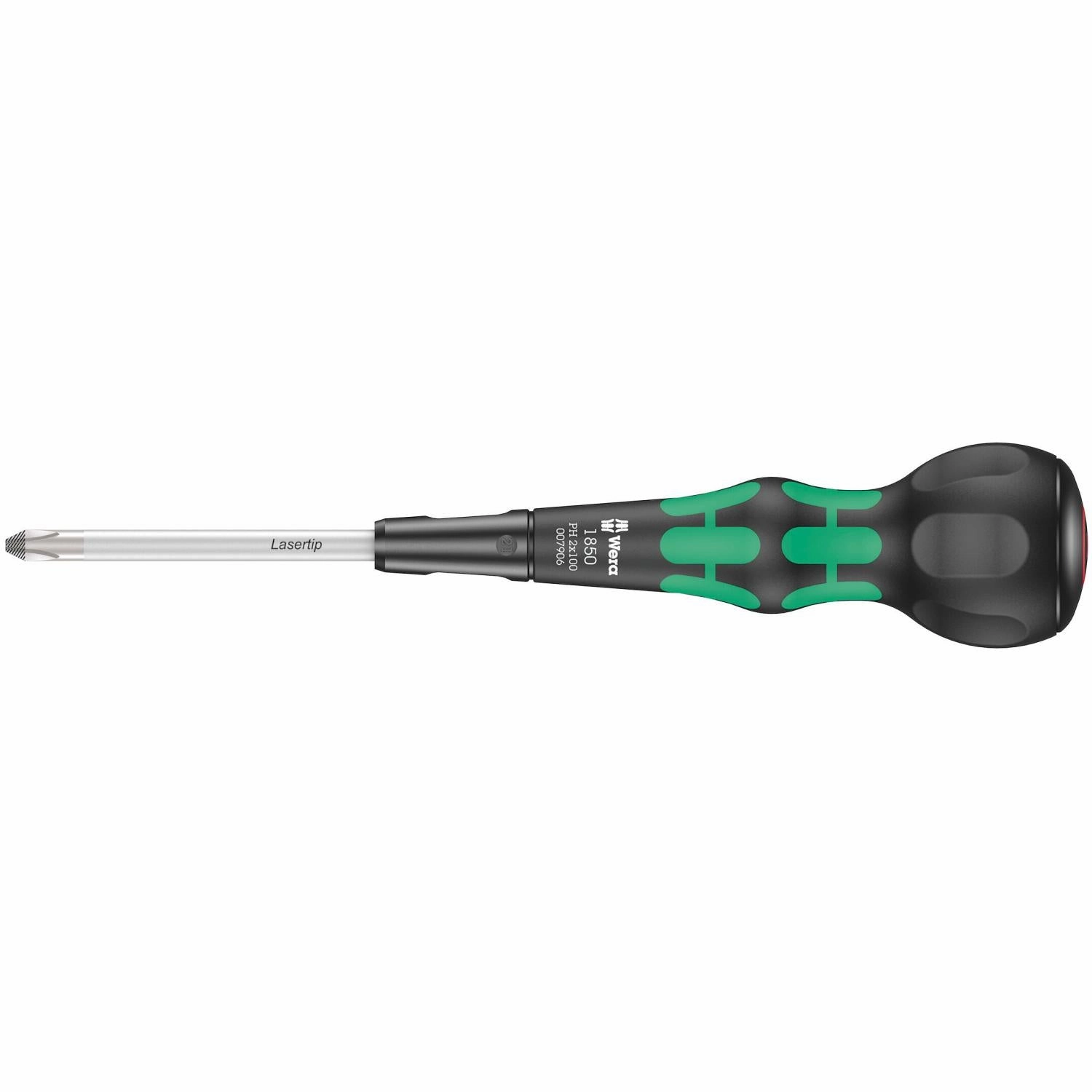 Wera 05007908001 Kraftform Ball-Grip Phillips Screwdriver - Workshop Blade, PH 3 x 150 mm