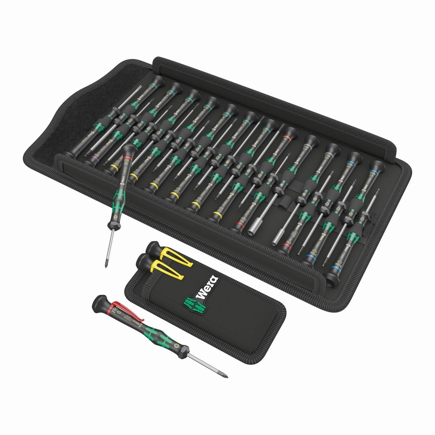 Wera 05134027001 Kraftform Micro Electronics Screwdriver Set Big Pack 2, 29 Pc.