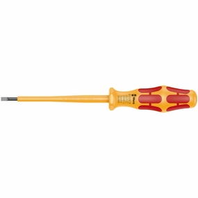 Wera 1060 i VDE-insulated Kraftform slotted screwdriver, 0.6 x 3.5 x 100 mm
