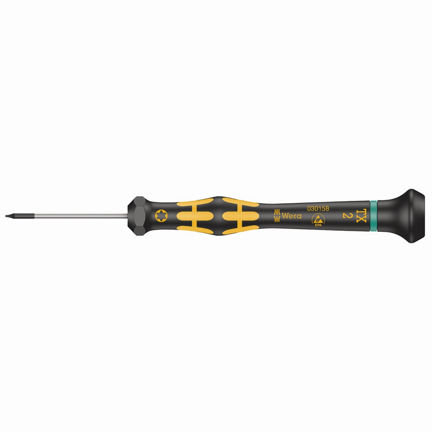 Wera 1567 TORX ESD Kraftform Micro screwdriver for TORX screws, TX 2 x 40 mm