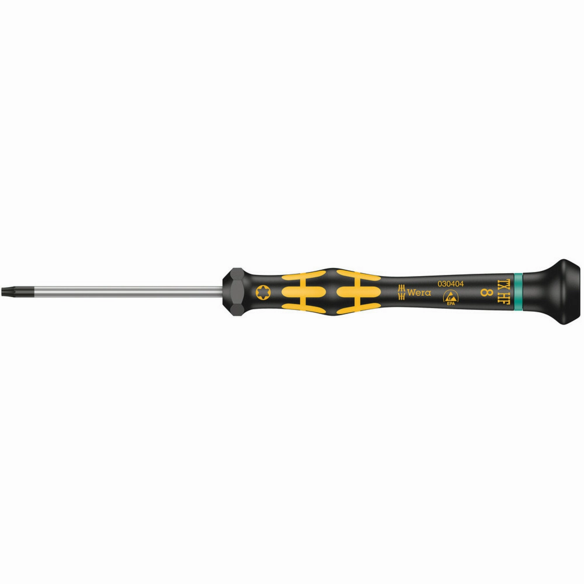 Wera 1567 TORX HF ESD Kraftform Micro screwdriver with holding function for TORX screws, TX 5 x 40 mm