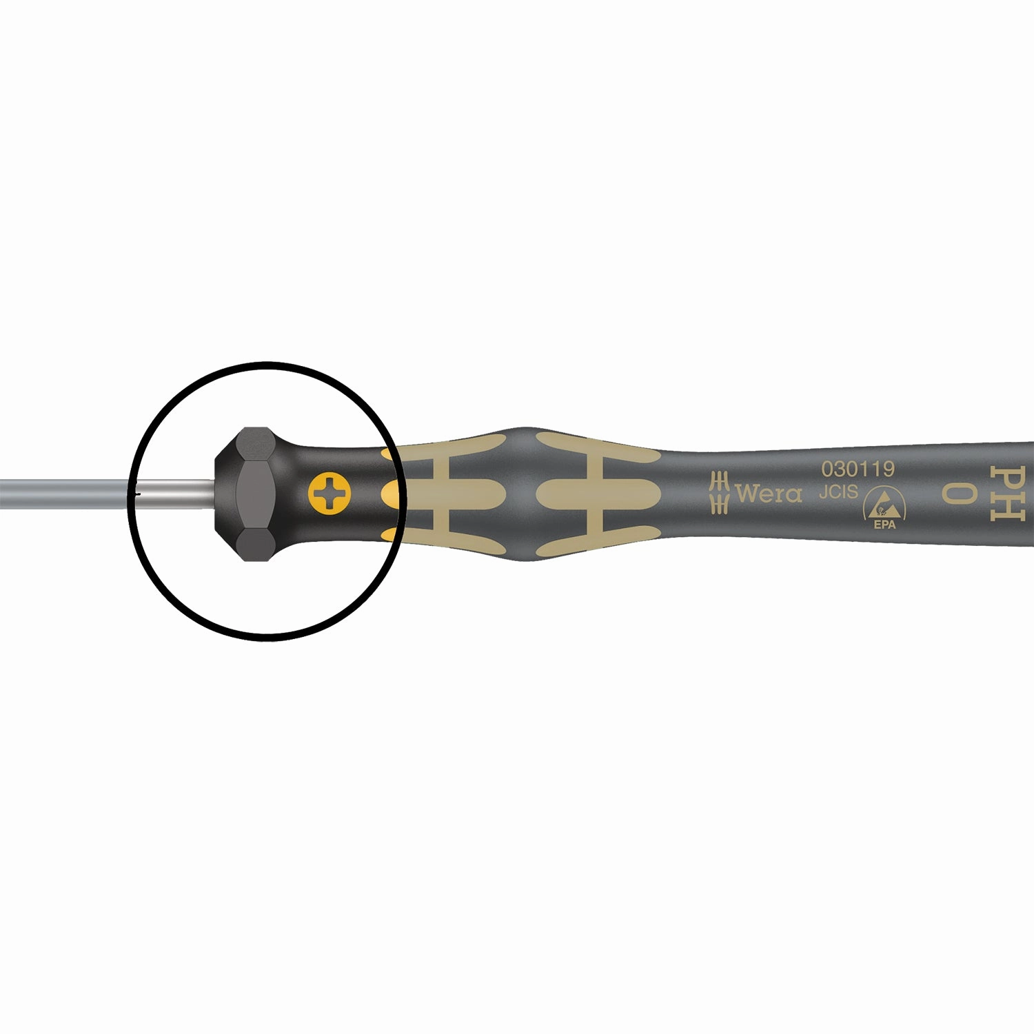 Wera 1578 A/6 ESD Screwdriver set and rack for electronic applications, 6 pieces