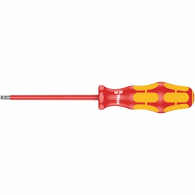 Wera 160 i VDE Insulated screwdriver for slotted screws, 0.8 x 4 x 150 mm
