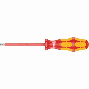 Wera 160 i VDE Insulated screwdriver for slotted screws, 1.6 x 10 x 200 mm