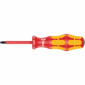 Wera 167 i VDE Insulated screwdriver for TORX screws, TX 10 x 80 mm