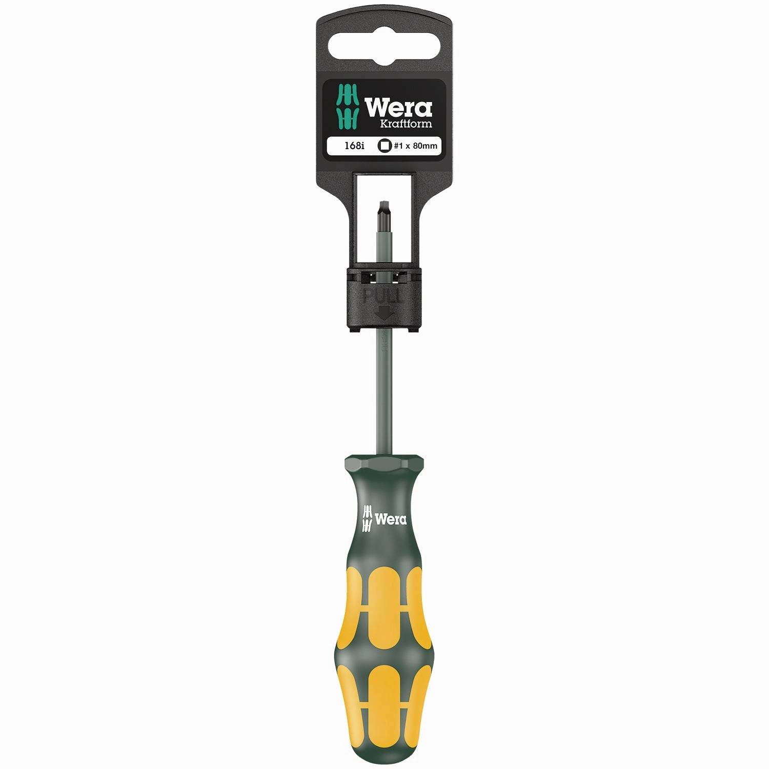 Wera 168 i SB VDE Insulated screwdriver for square socket head screws, # 1 x 80 mm