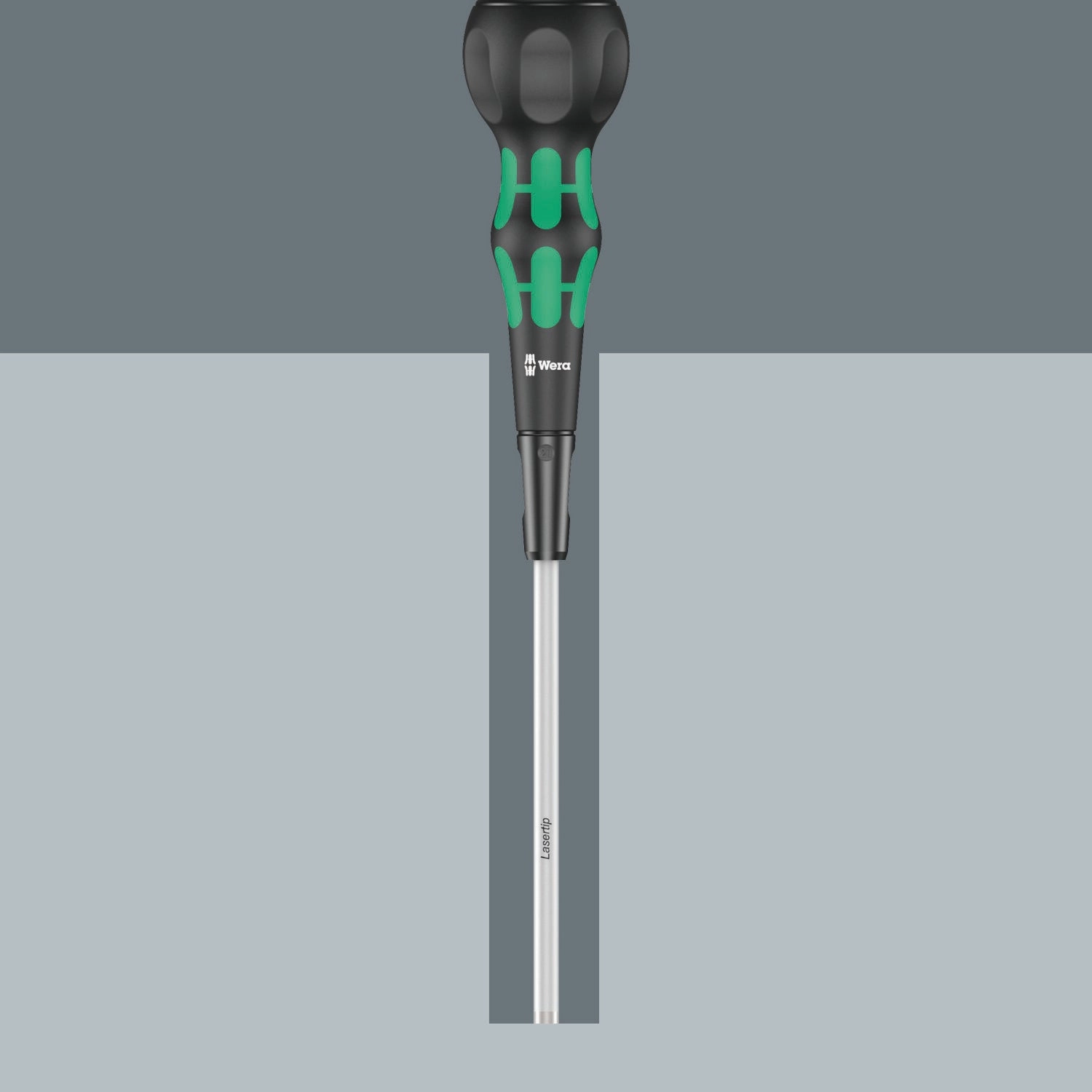 Wera 1855 PZ Kraftform Ball-Grip Pozidriv-Head Screwdriver, PZ2 x 100 mm