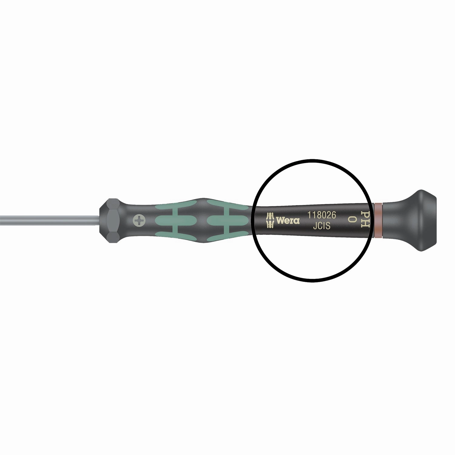 Wera 2069 Nutdriver for electronic applications, 2.5 x 60 mm