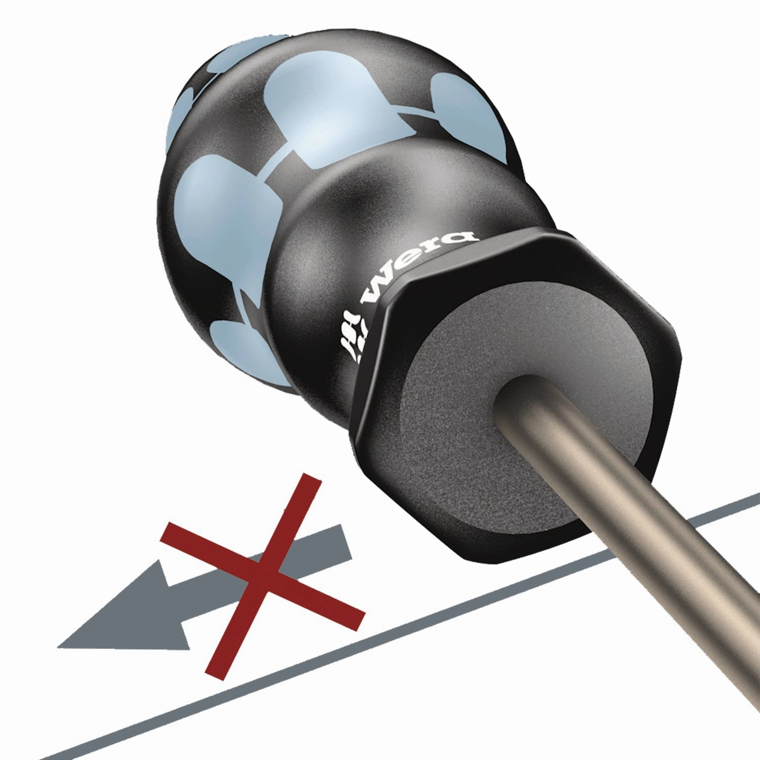 Wera 3350 PH Screwdriver for Phillips screws, stainless, PH 1 x 80 mm