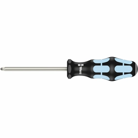 Wera 3355 PZ Screwdriver for Pozidriv screws, stainless, PZ 0 x 60 mm