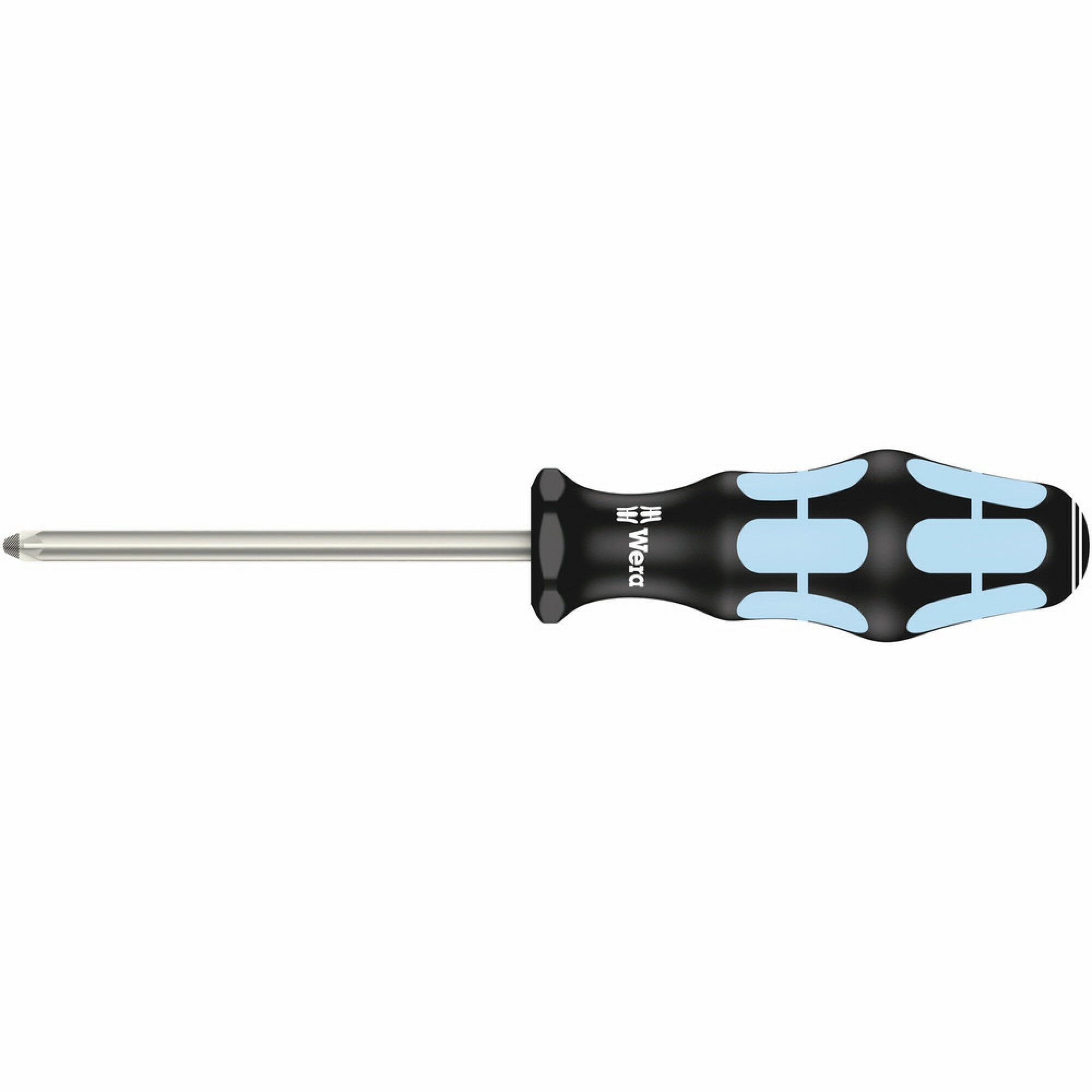 Wera 3355 PZ Screwdriver for Pozidriv screws, stainless, PZ 2 x 100 mm