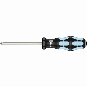 Wera 3355 PZ Screwdriver for Pozidriv screws, stainless, PZ 2 x 100 mm