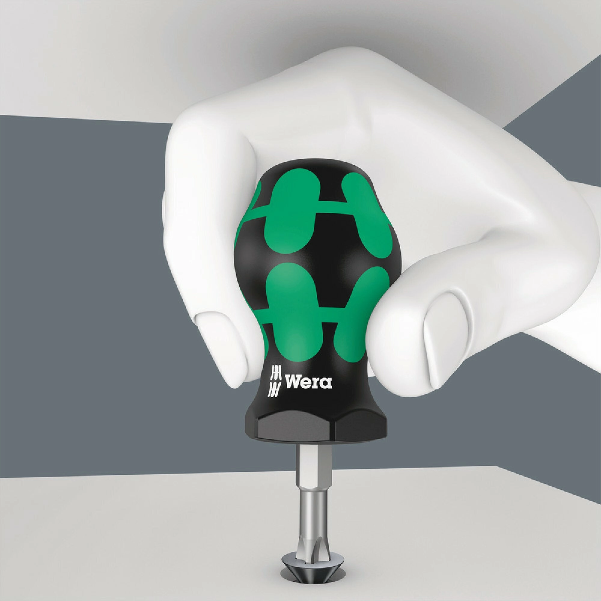 Wera 368 Stubby screwdriver for square head socket screws, # 2 x 25 mm