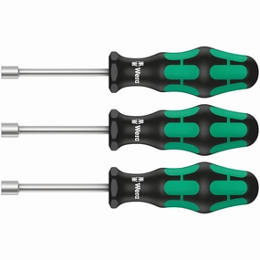 Wera 395 HO/3 Sanitary Nutdriver set, 3 pieces