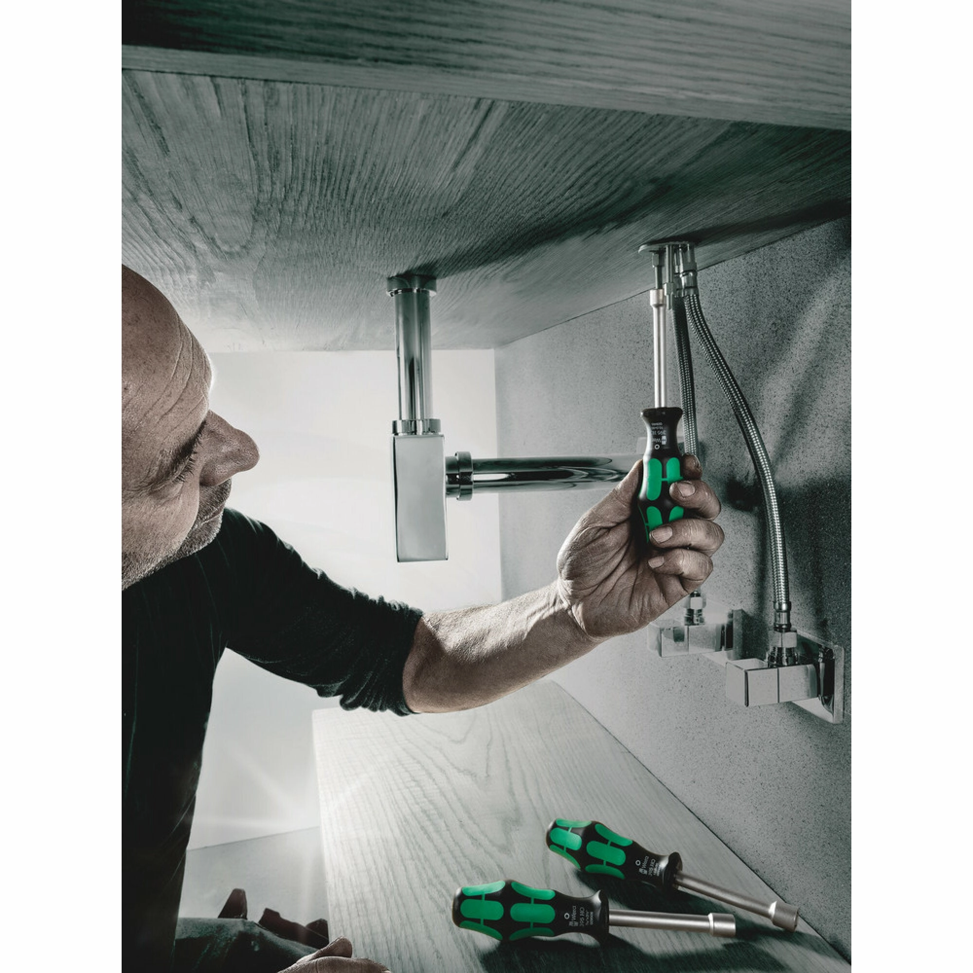 Wera 395 HO Nutdriver, 1/4" x 90 mm