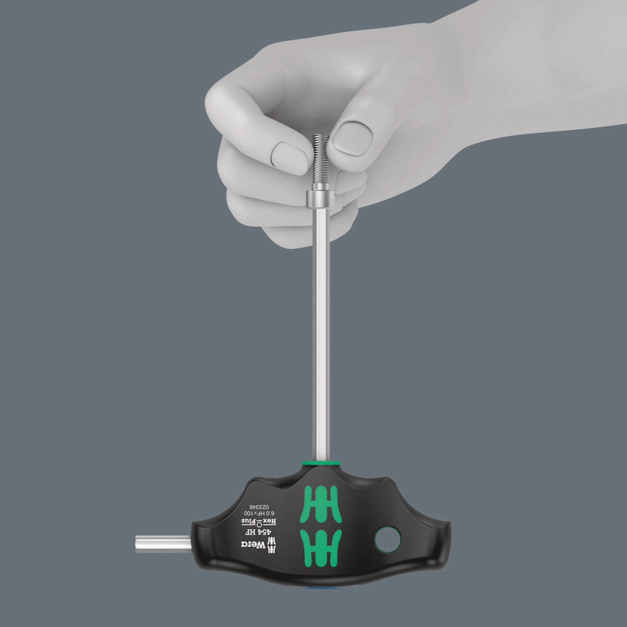 Wera 454/5 HF SHK Set 1 Screwdriver set T-handle screwdriver Hex-Plus with holding function