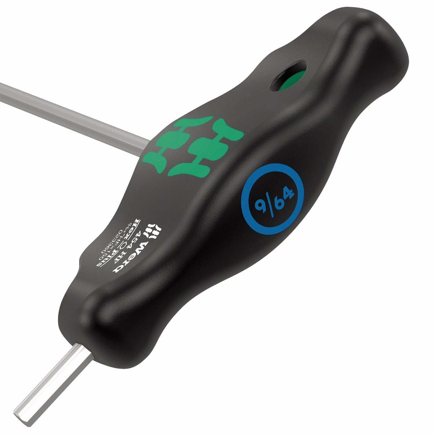 Wera 454 HF T-handle hexagon screwdriver Hex-Plus with holding function, imperial, 7/32" x 150 mm