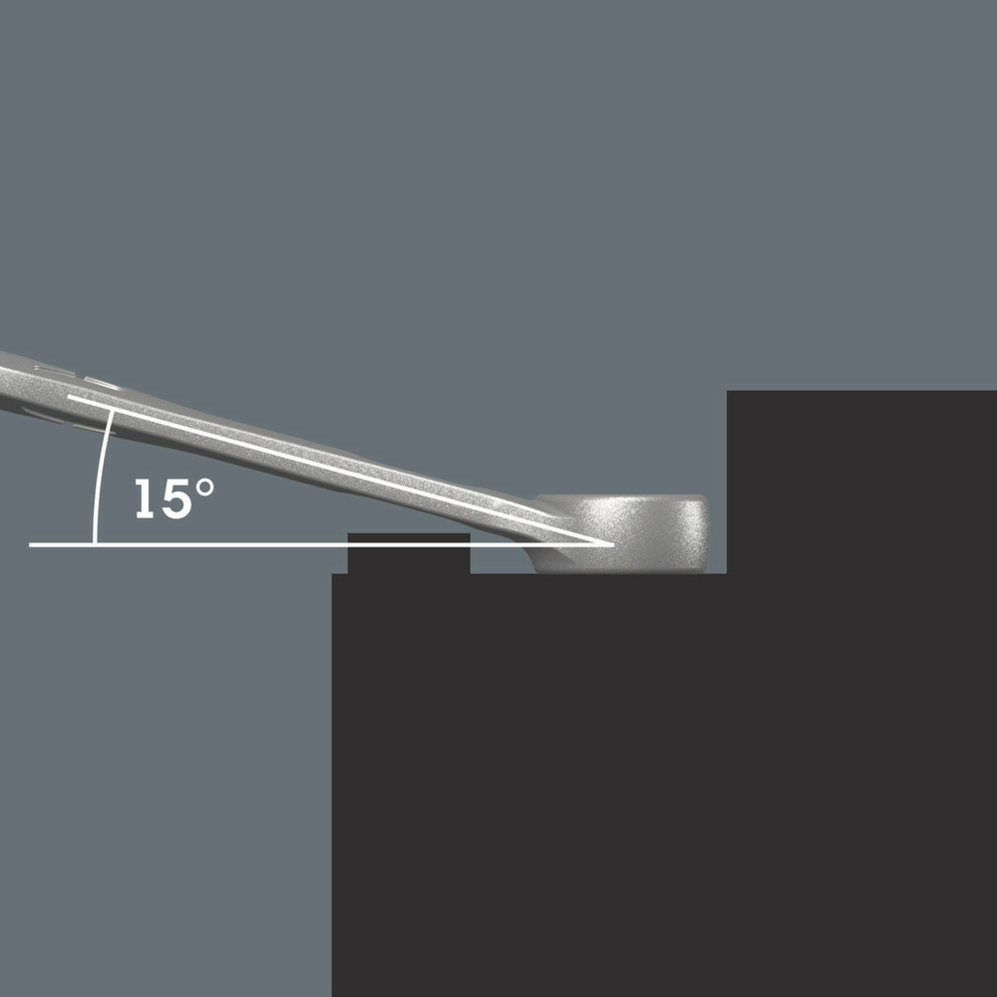 Wera 6003 Joker combination wrench, Imperial, 7/16" x 135 mm