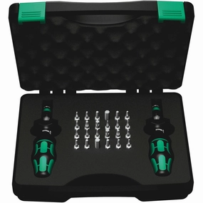 Wera 7440/41 Kraftform torque screwdriver set 0.3-3.0 Nm, 26 pieces