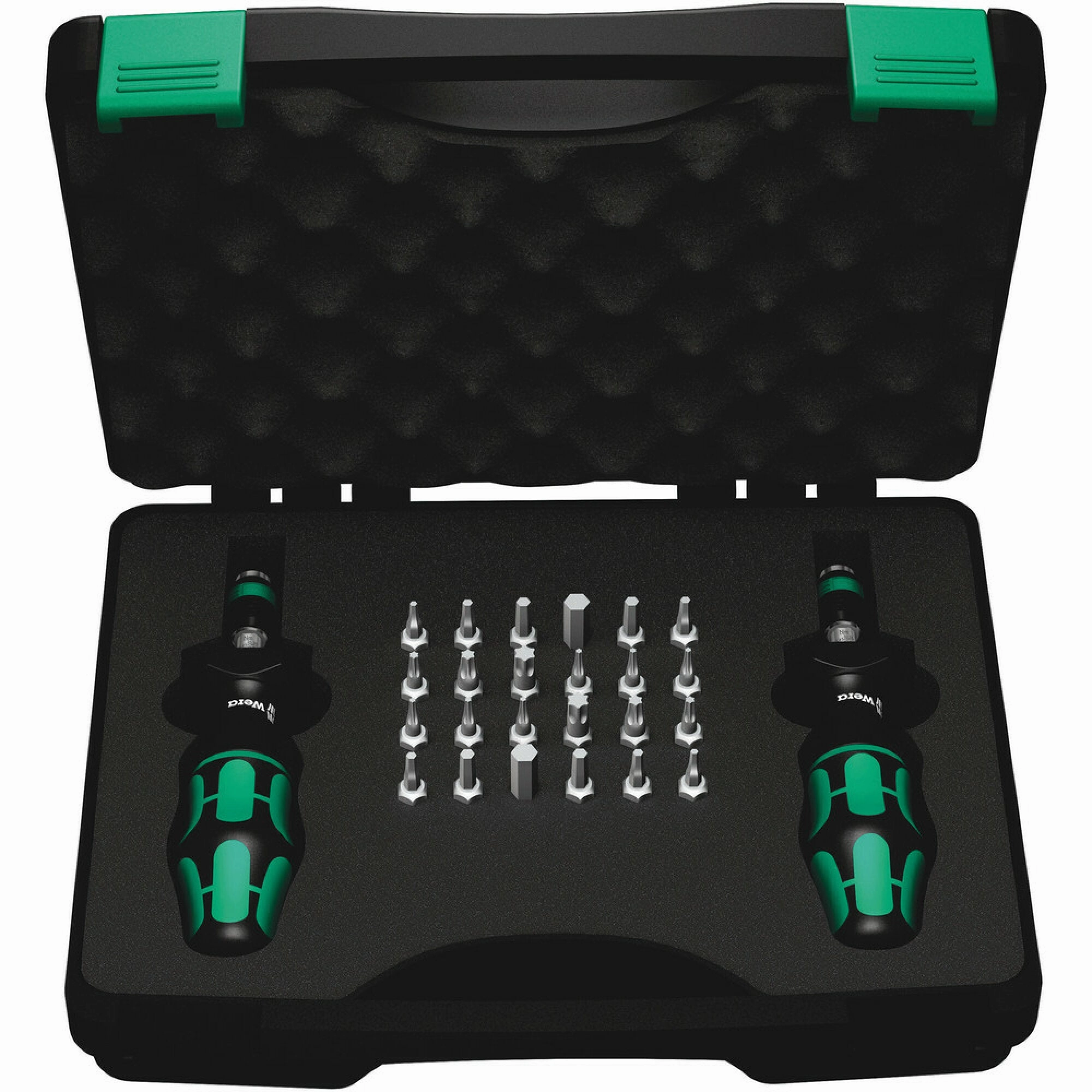 Wera 7440/41 Kraftform torque screwdriver set 0.3-3.0 Nm, 26 pieces