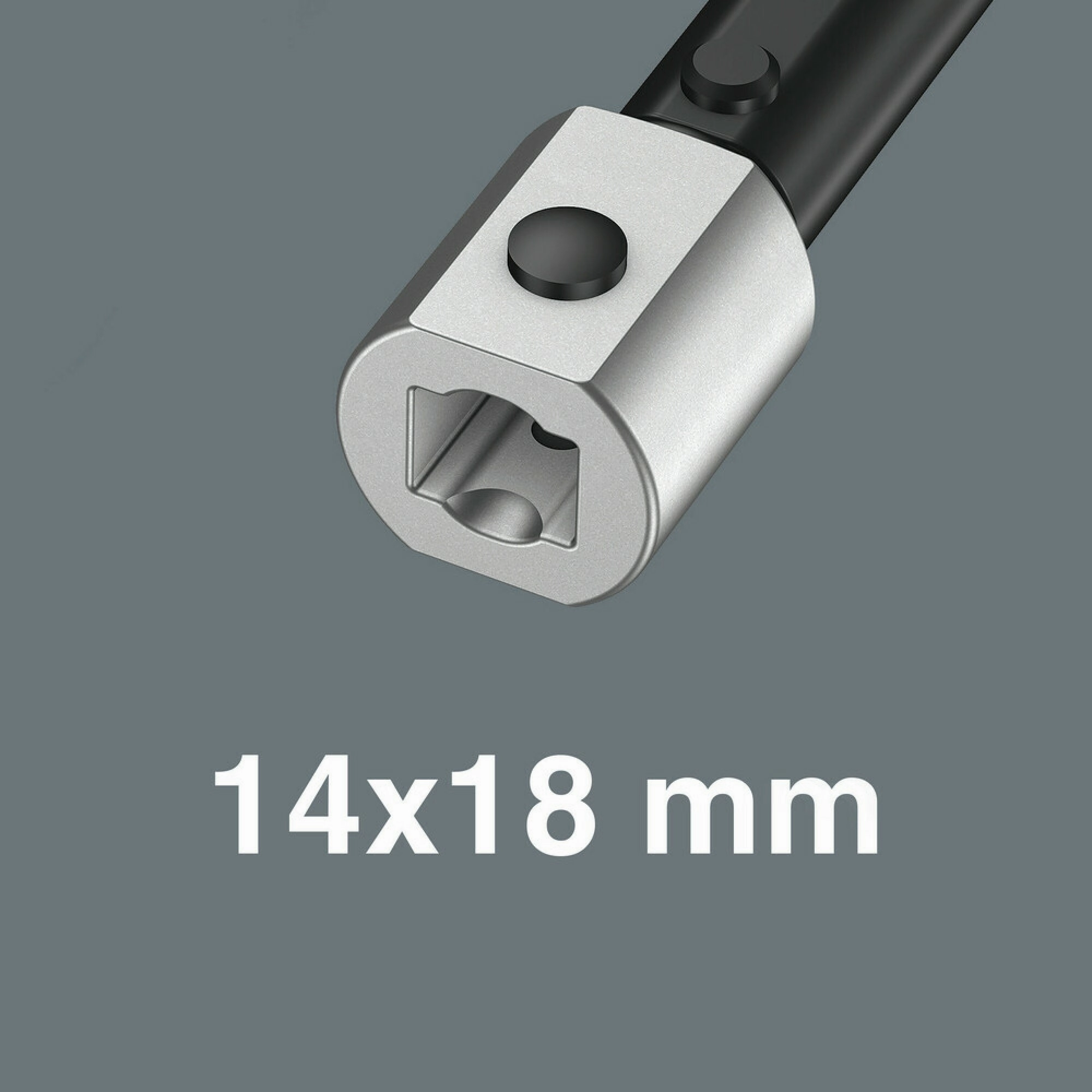 Wera 7783 C Square drive insert, 14x18 mm, 1/2" x 65 mm