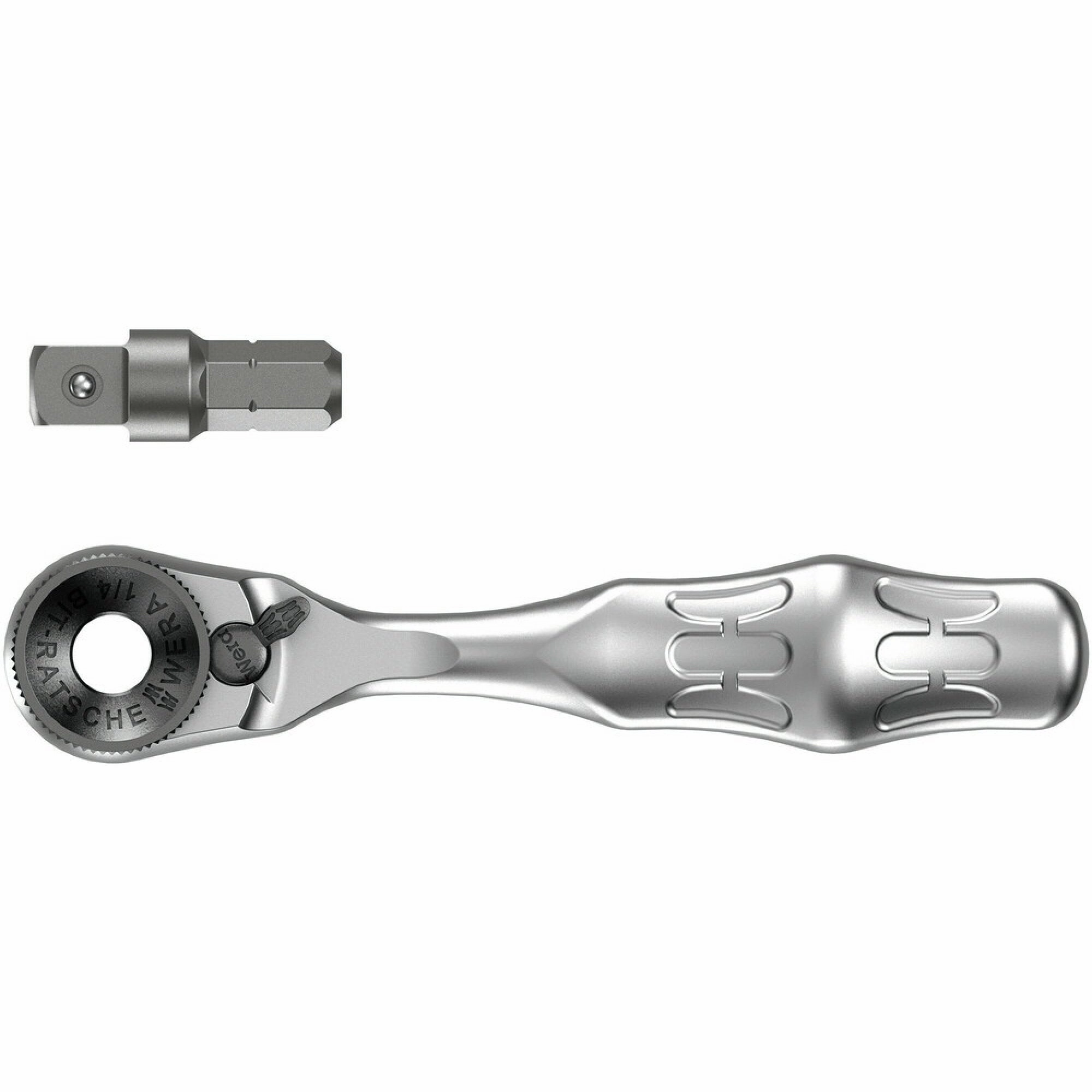 Wera 8001 A Zyklop Mini 1 Bit Ratchet " SB with " drive, 2 pieces