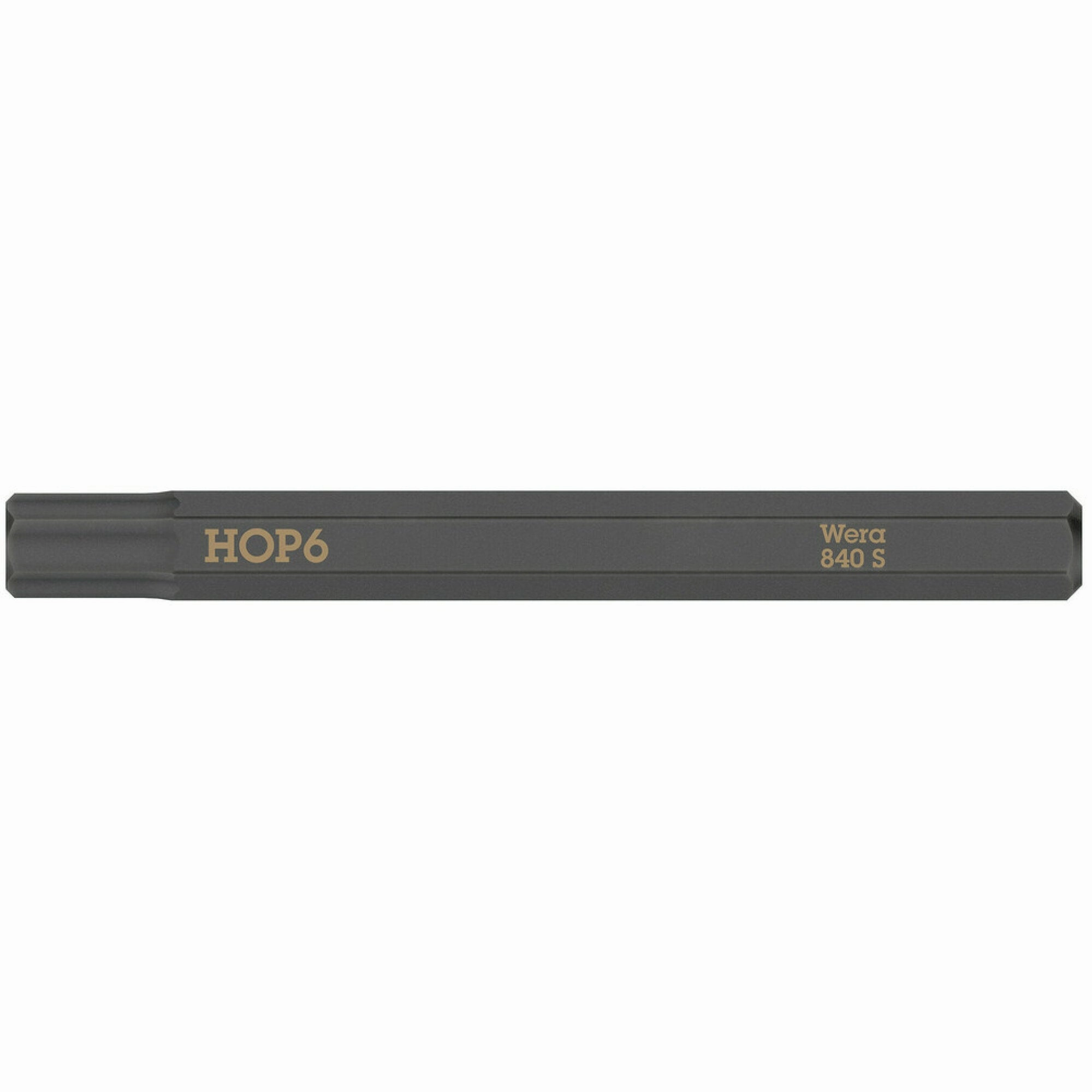 Wera 840 S Hex-Plus bits for impact screwdrivers, 1/4" x 70 mm