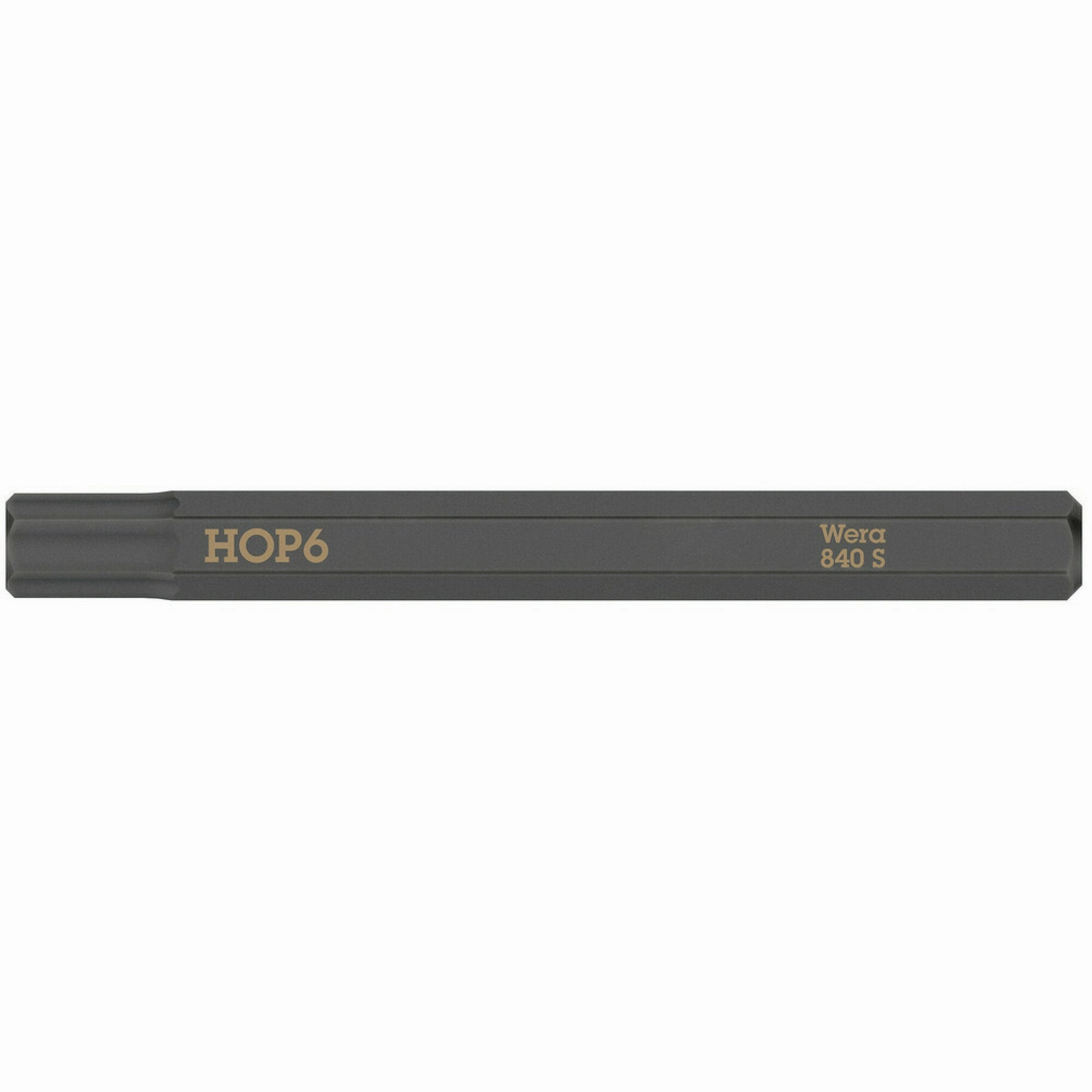 Wera 840 S Hex-Plus bits for impact screwdrivers, 6 x 70 mm
