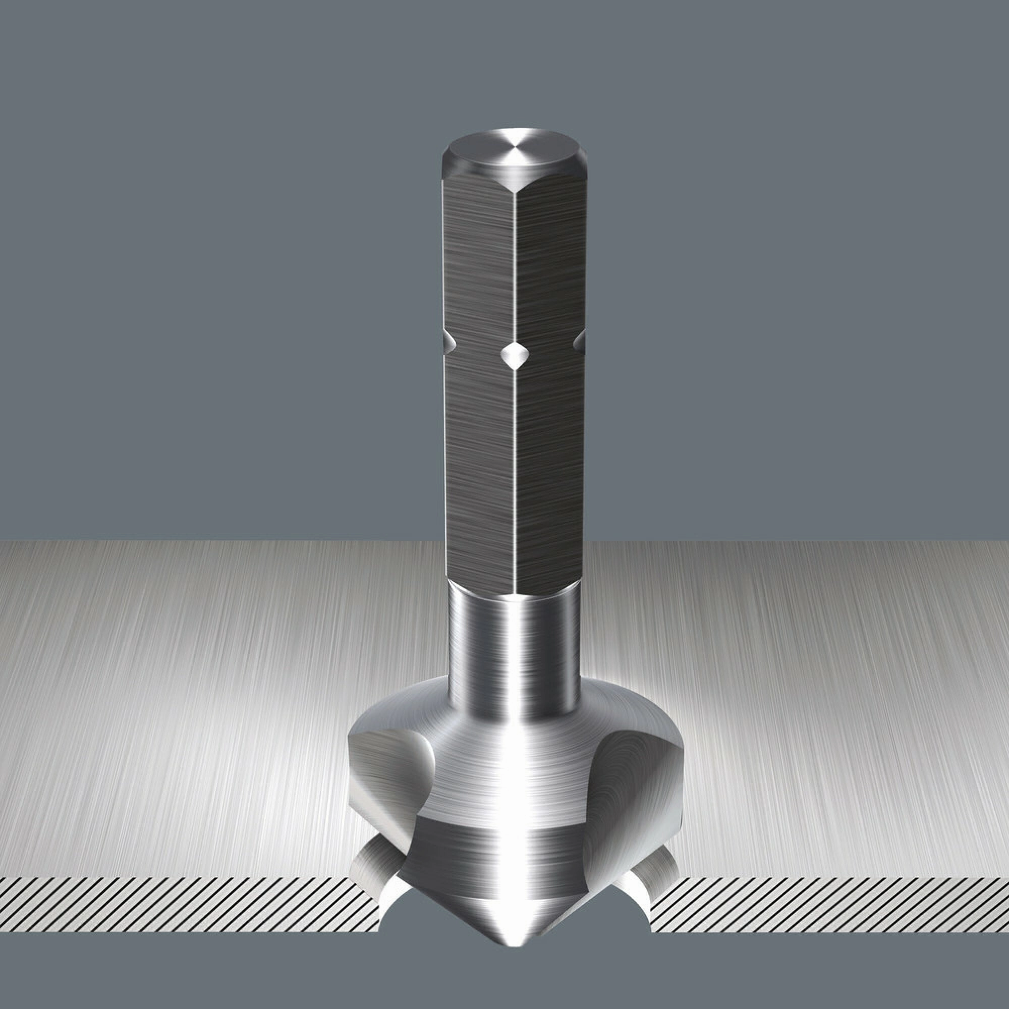 Wera 846 3-flute Countersink Bit, 16.50 x 40 mm