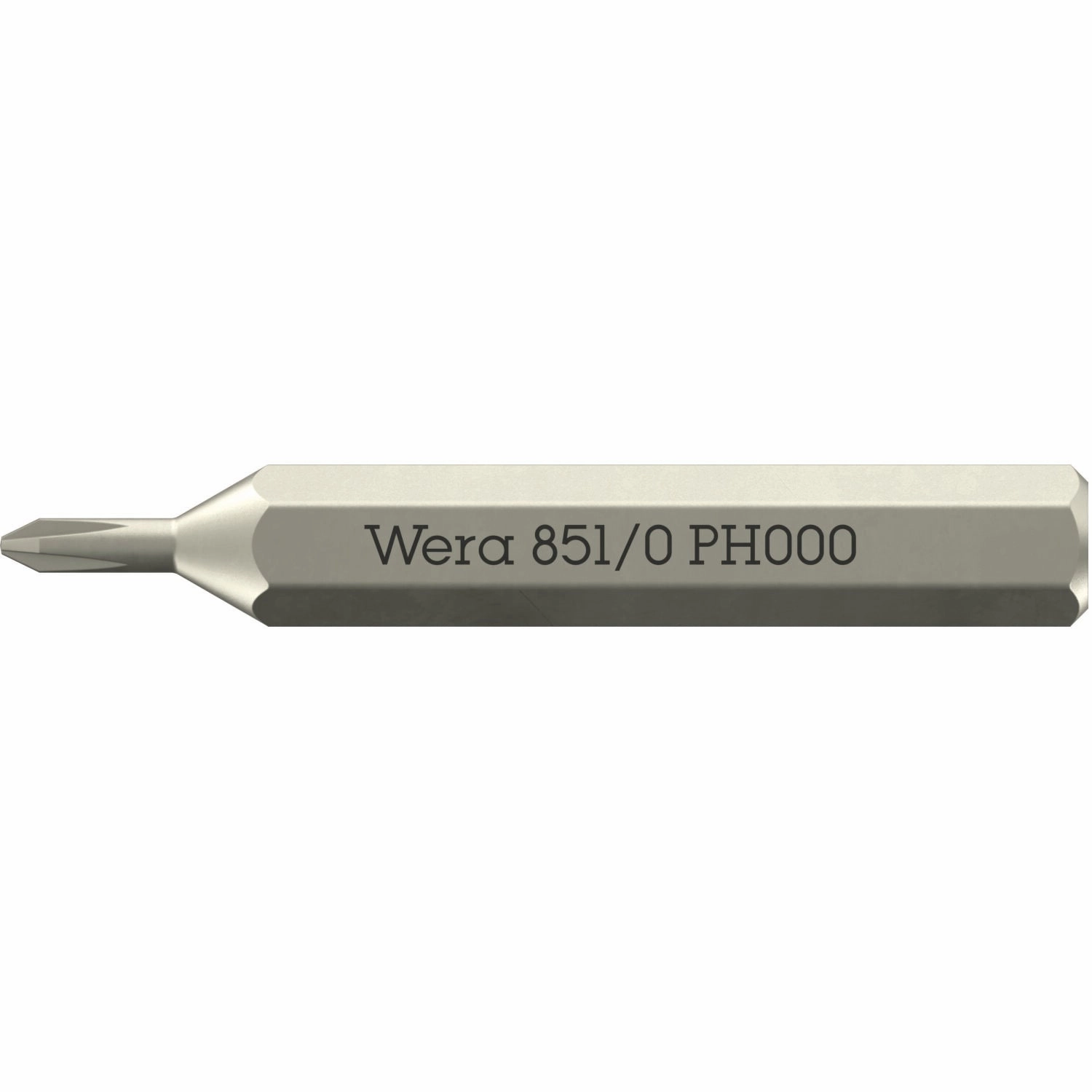 Wera 851/0 Micro Bits for Phillips Screws, PH000 x 30 mm