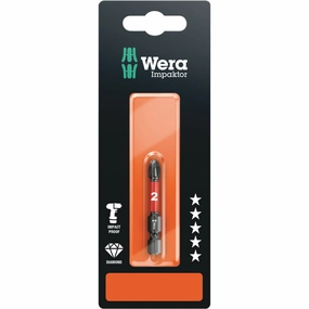 Wera 851/4 IMP DC SB Impaktor bits, PH 2 x 50 mm