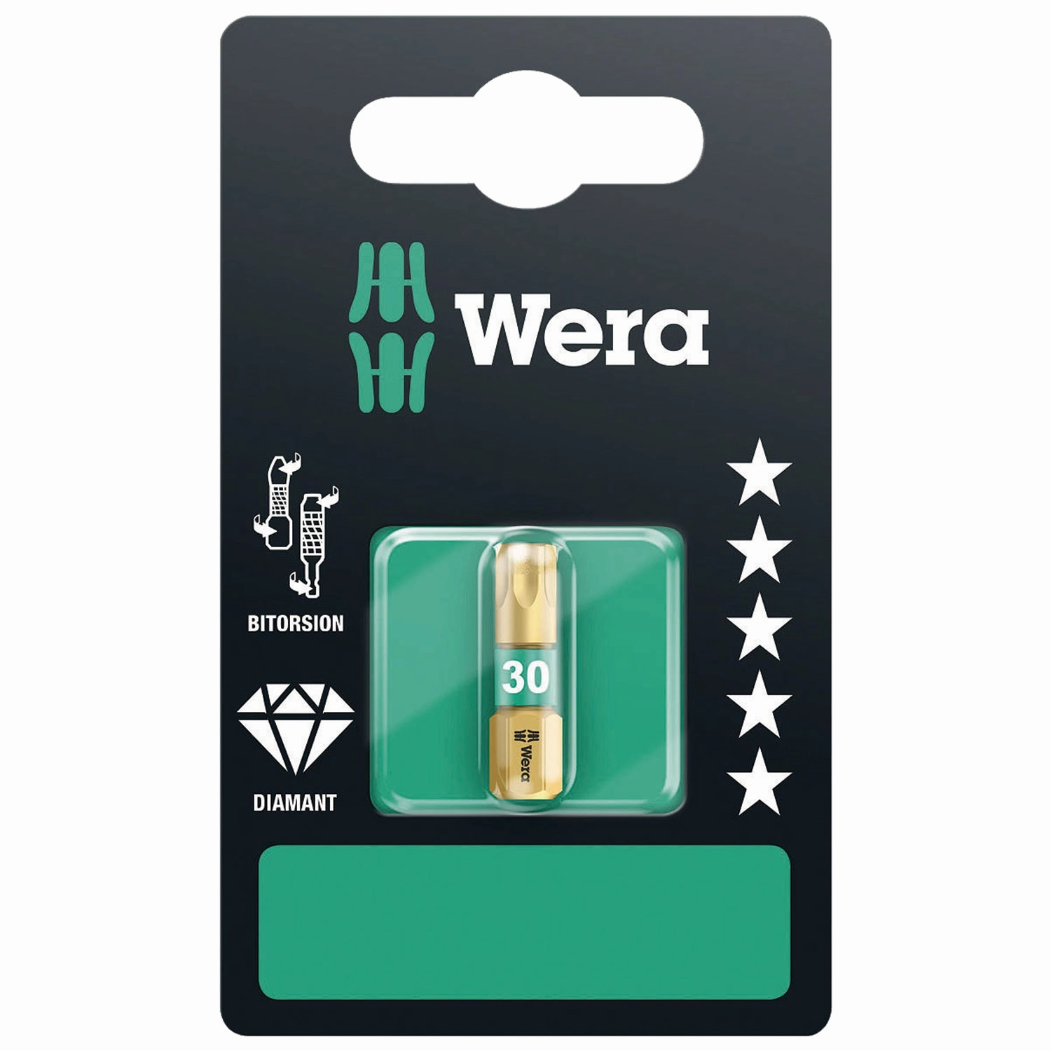 Wera 867/1 BDC SB TORX bits, TX 30 x 25 mm