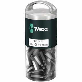 Wera 867/1 TORX DIY 100, TX 40 x 25 mm, 100 pieces