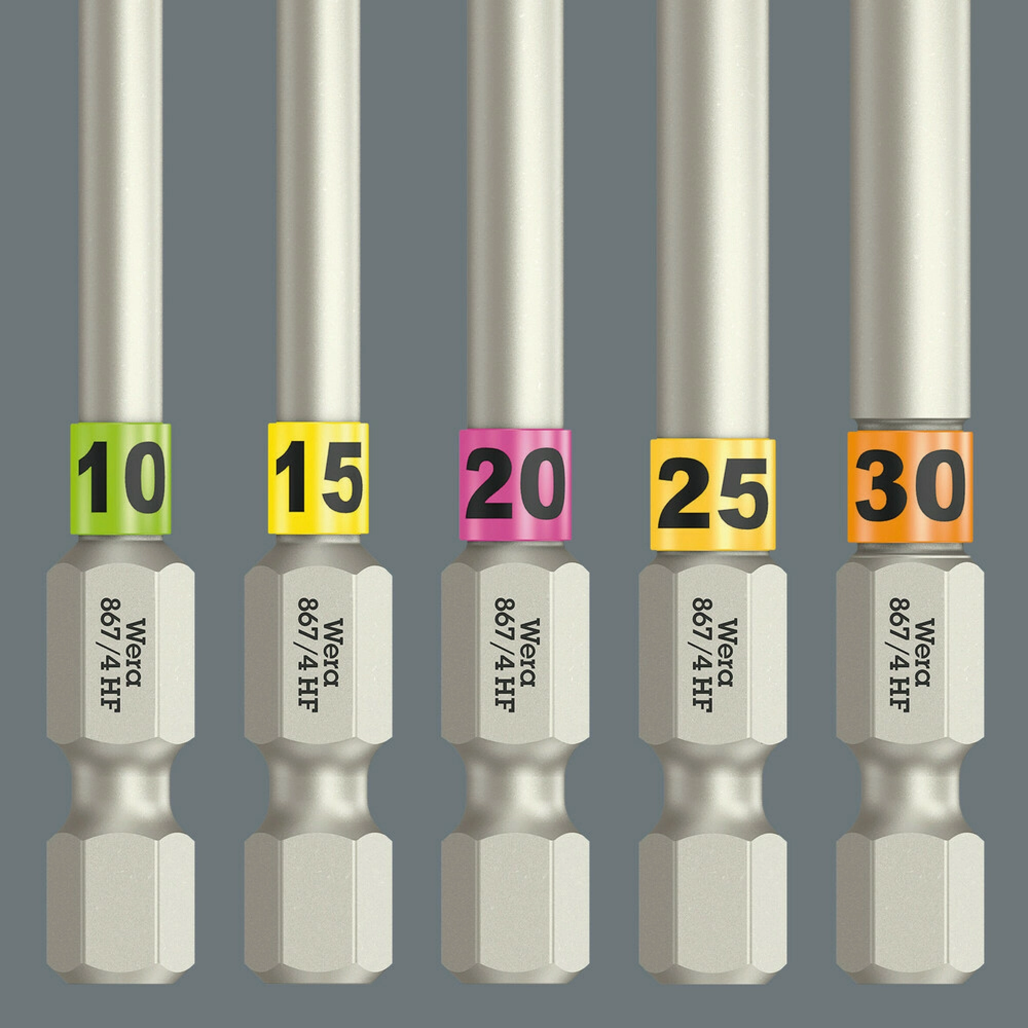 Wera 867/4 TORX HF Bits with holding function, TX 30 x 50 mm