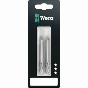 Wera 867/4 Z TORX BO bits with bore hole SB, TX 15 x 70 mm, 2 pieces