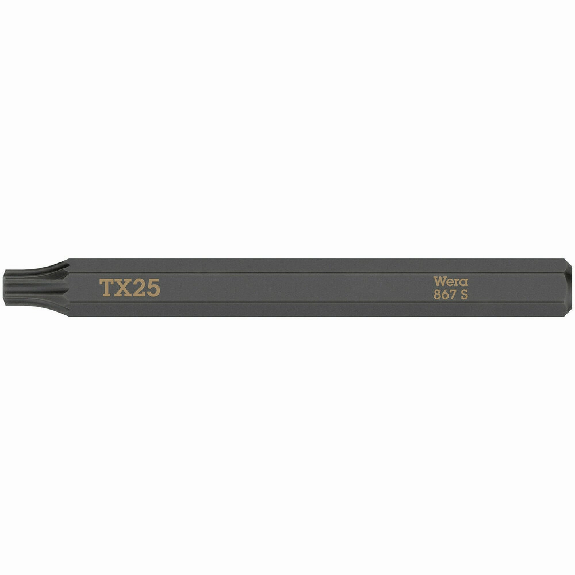 Wera 867 S TORX bits for impact screwdrivers, TX 30 x 70 mm