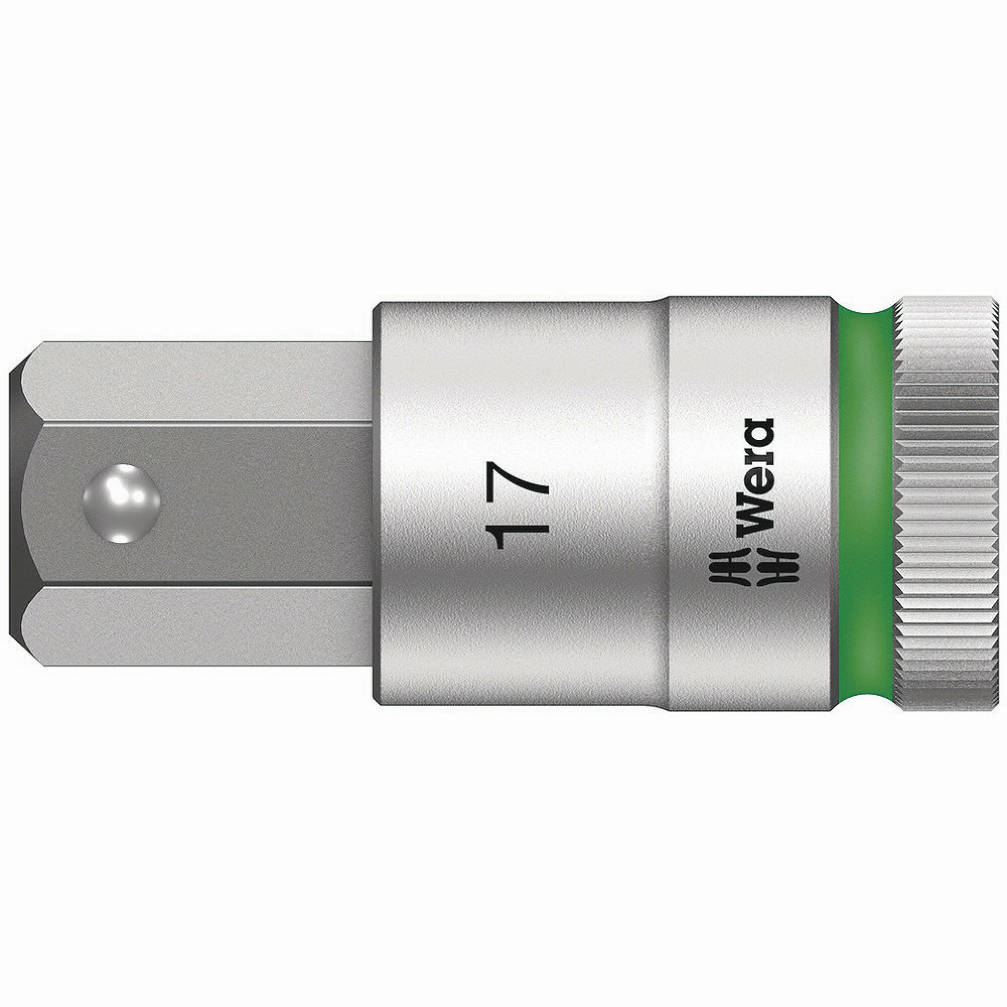 Wera 8740 C HF Zyklop bit socket with 1/2" drive with holding function, 5 x 60 mm