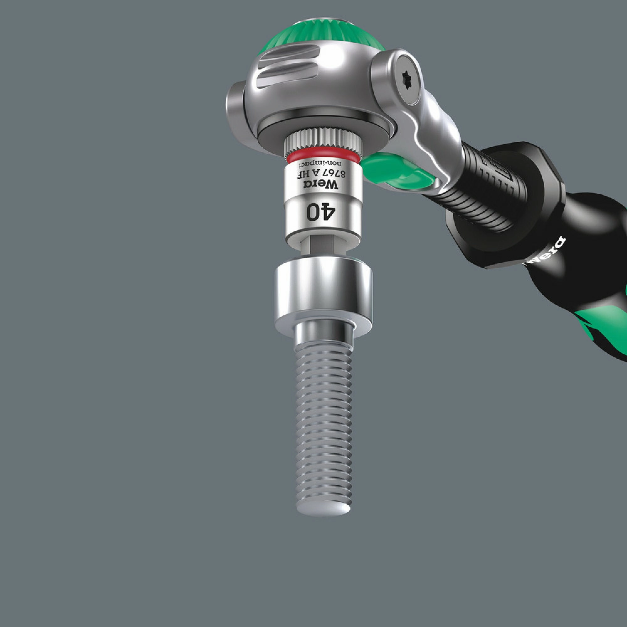 Wera 8767 A HF TORX Zyklop bit socket with holding function, 1/4" drive, TX 8 x 28 mm