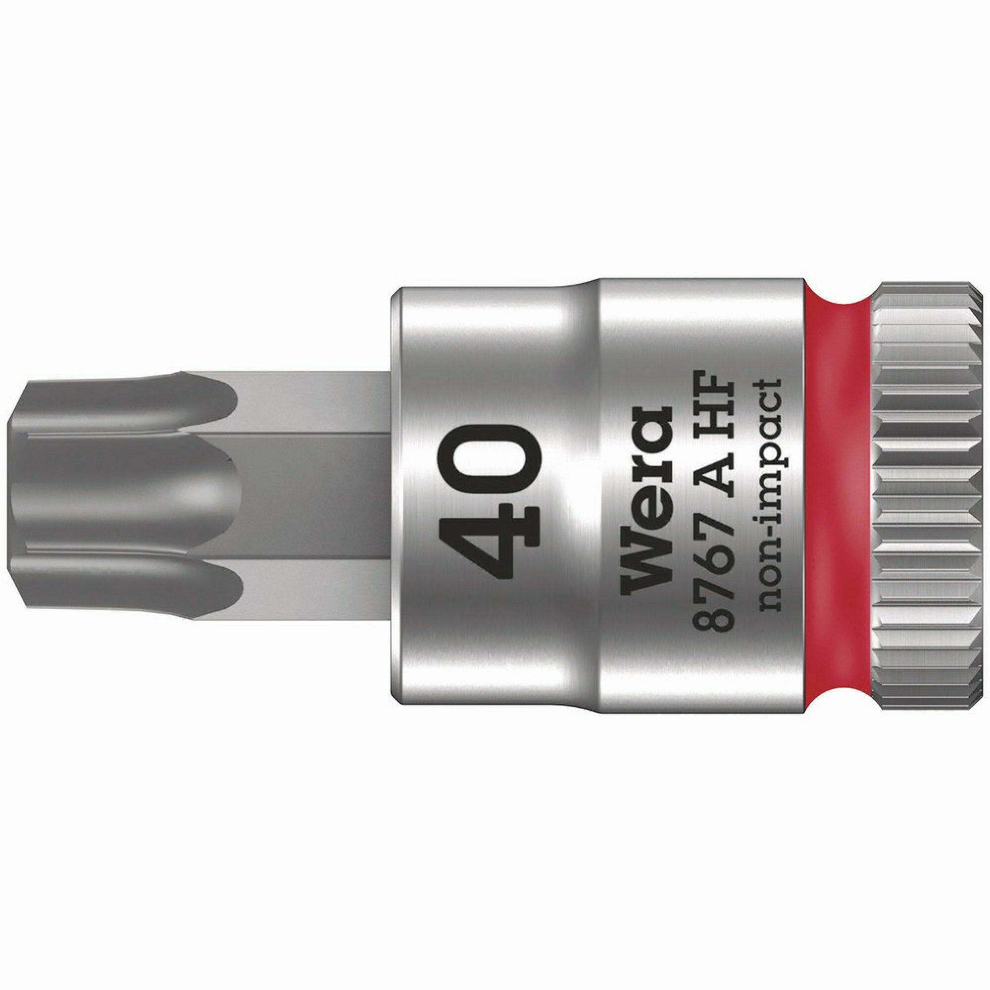 Wera 8767 A HF TORX Zyklop bit socket with holding function, 1/4" drive, TX 8 x 28 mm