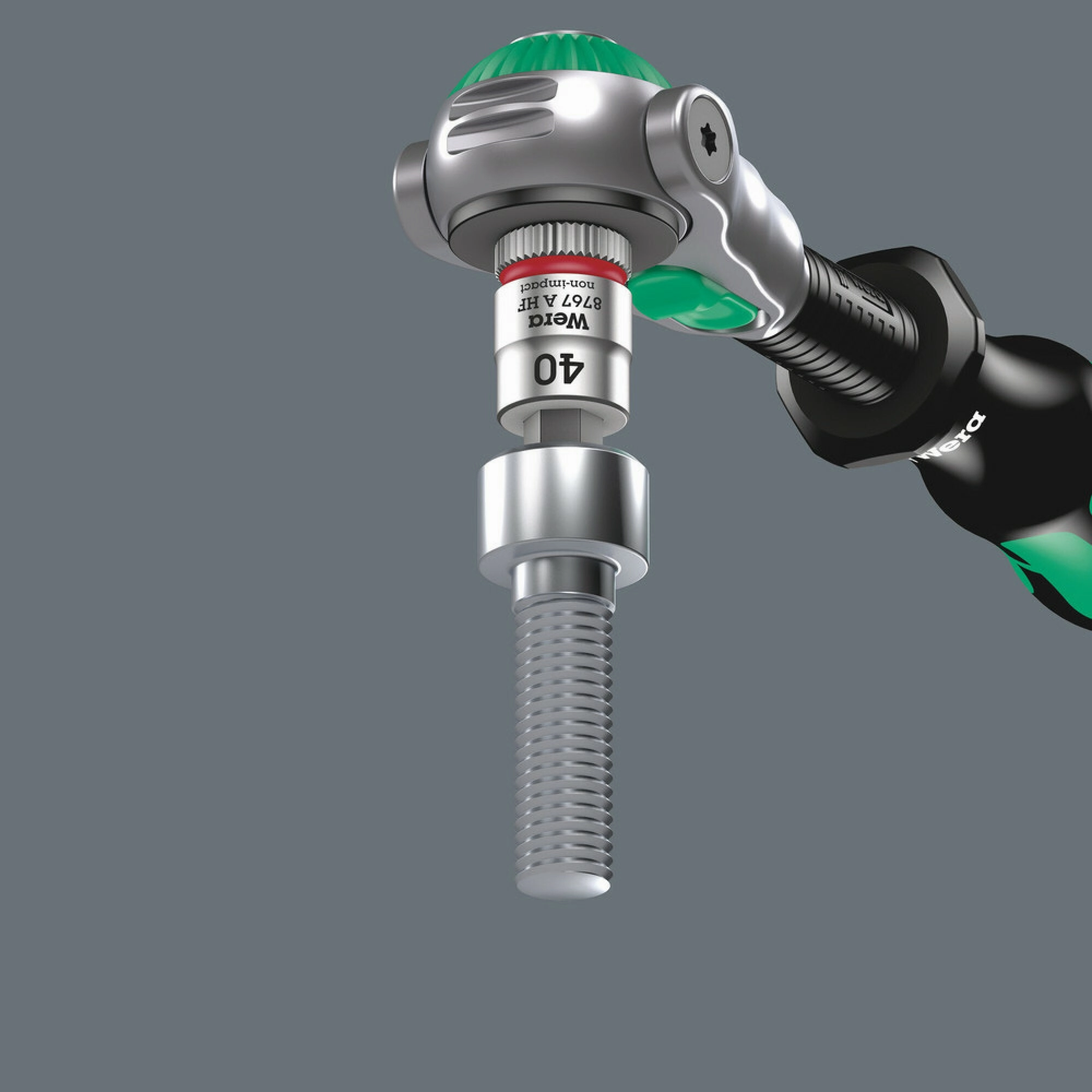 Wera 8767 A HF TORX Zyklop bit socket with holding function, 1/4" drive, TX 9 x 28 mm