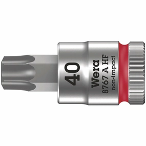 Wera 8767 A HF TORX Zyklop bit socket with holding function, 1/4" drive, TX 9 x 28 mm