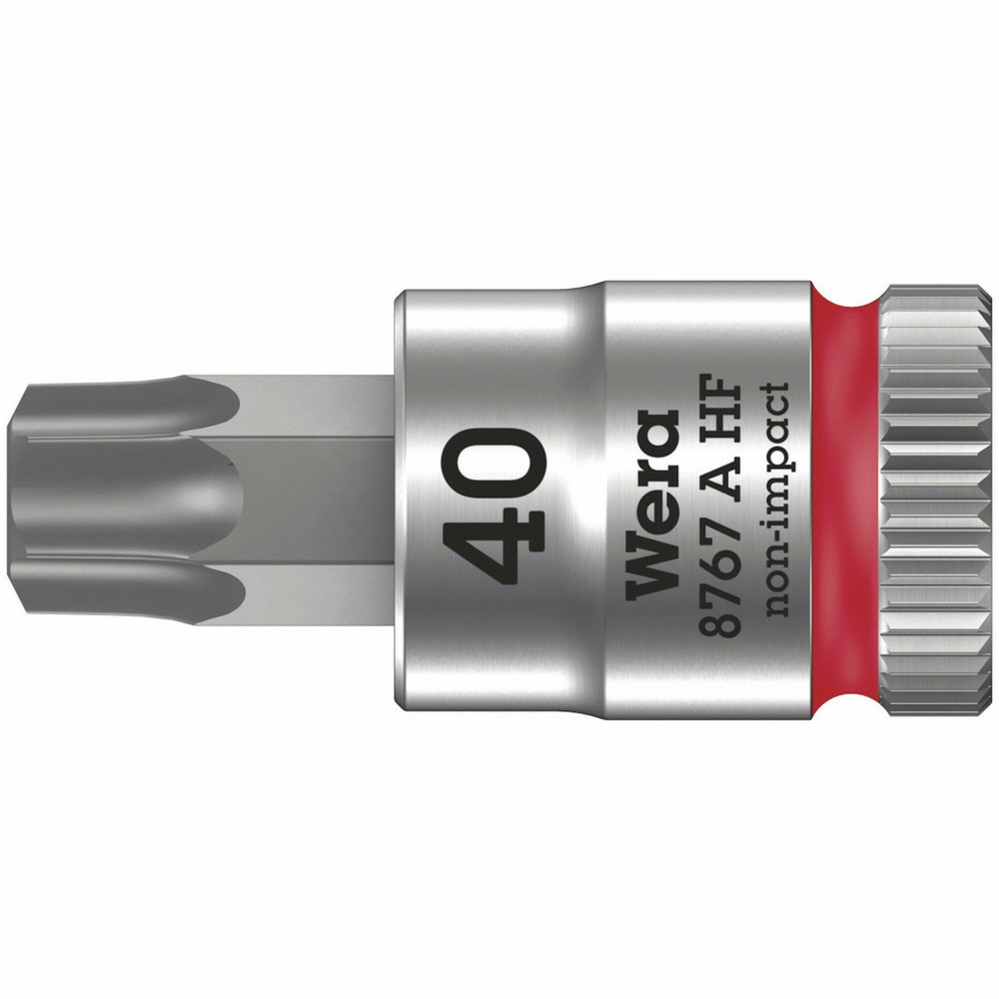 Wera 8767 A HF TORX Zyklop bit socket with holding function, 1/4" drive, TX 9 x 28 mm