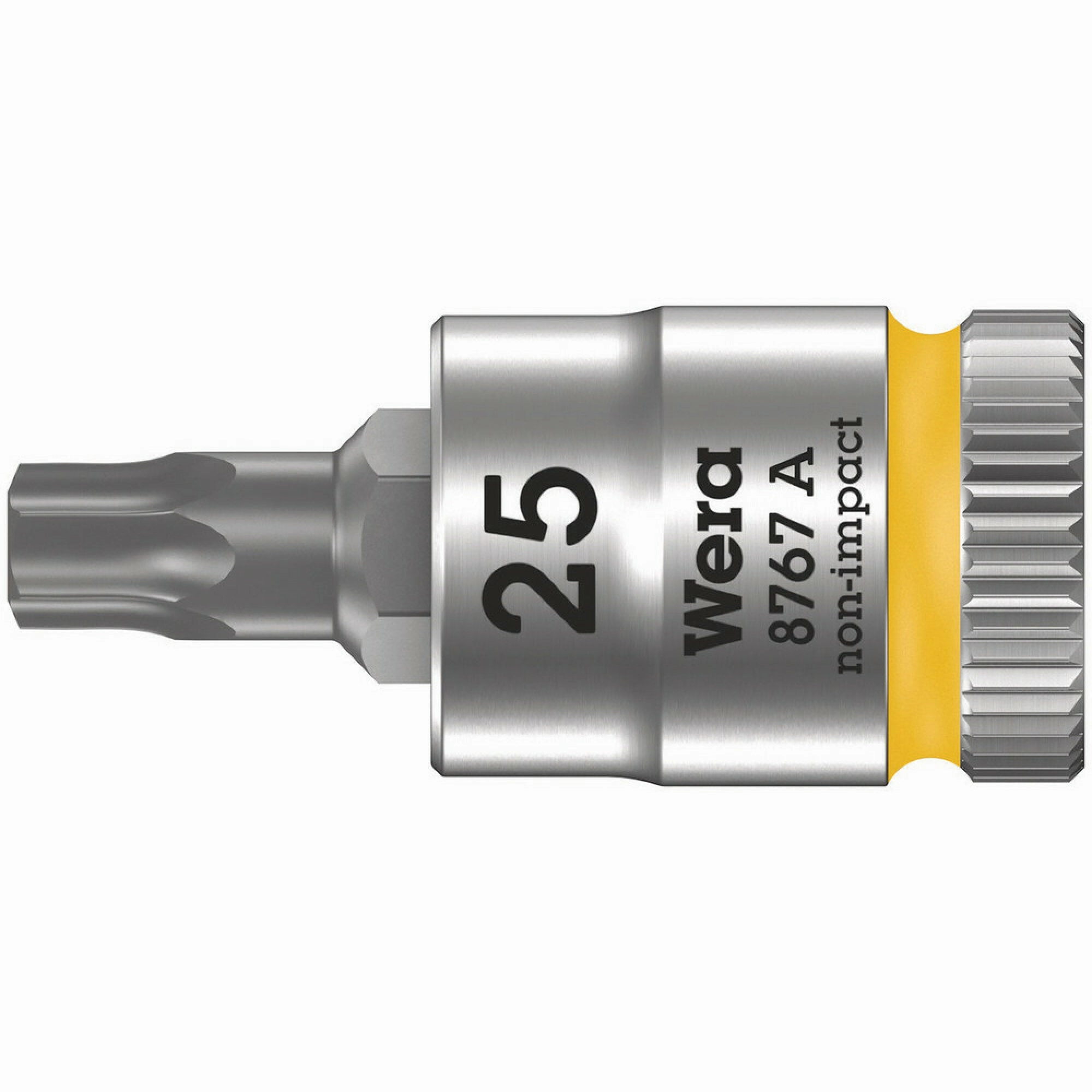 Wera 8767 A TORX Zyklop bit socket, 1/4" drive, TX 30 x 28 mm