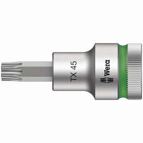 Wera 8767 C HF TORX Zyklop bit socket with 1/2" drive with holding function, TX 40 x 140 mm