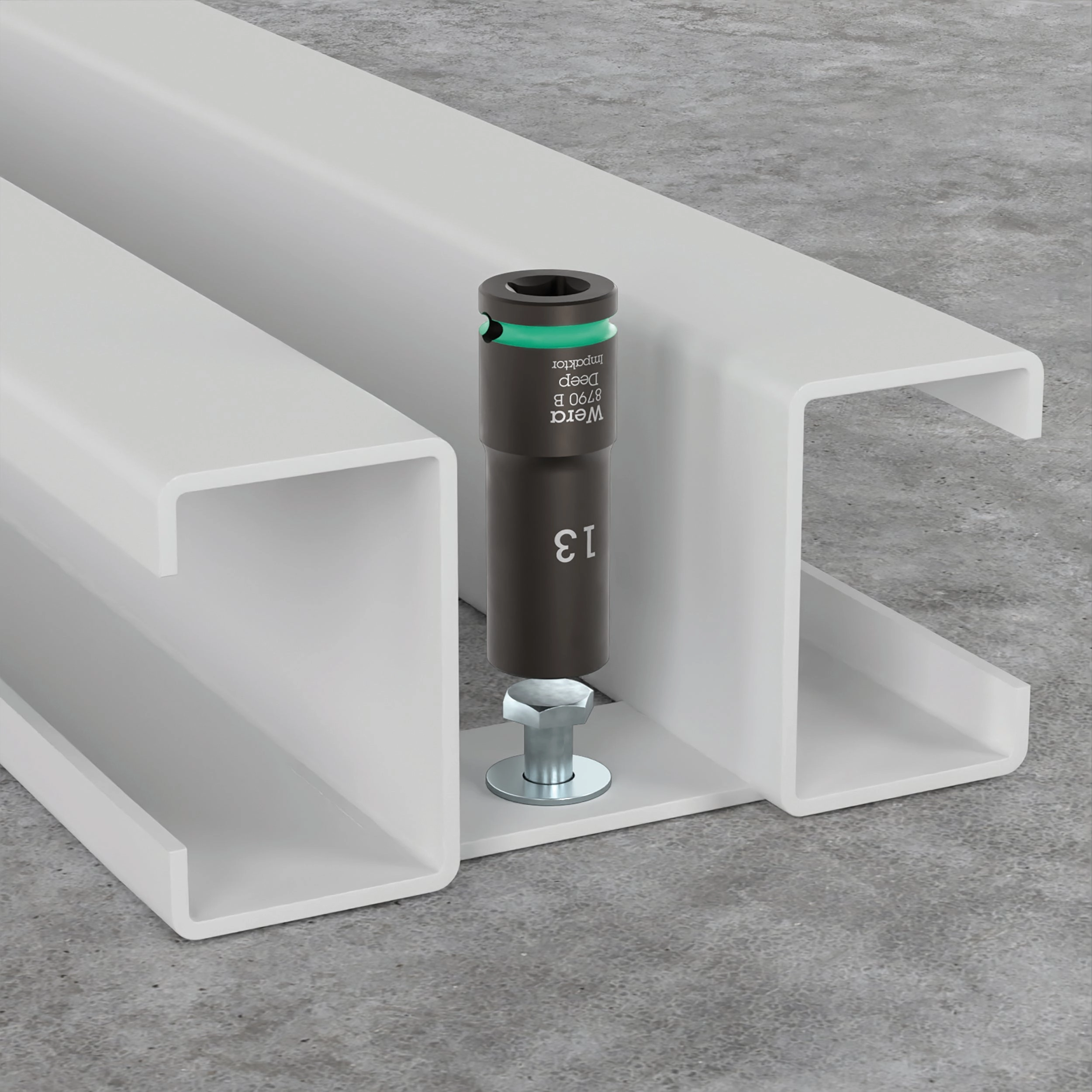 Wera 8790 B Impaktor Deep Socket with 3/8" drive, 17 mm