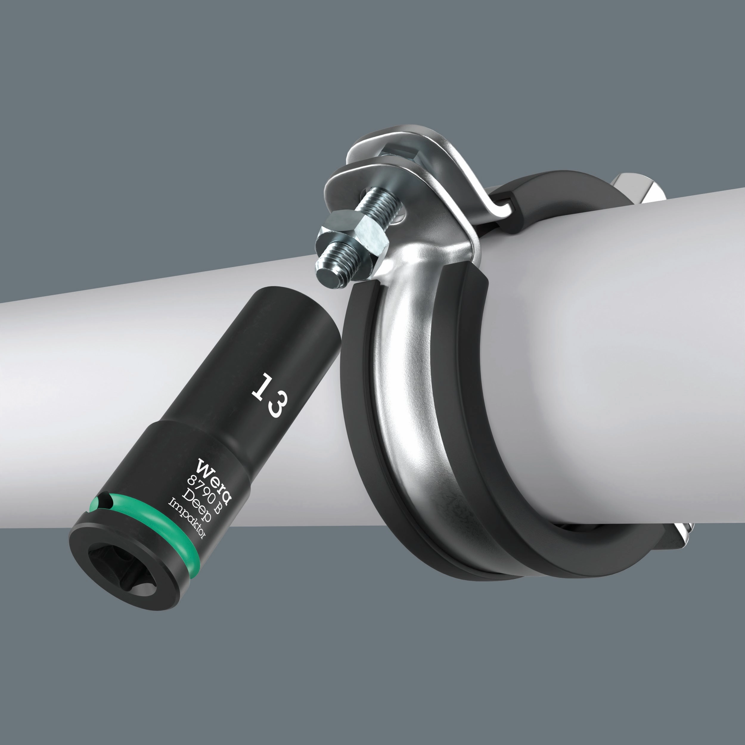 Wera 8790 B Impaktor Deep Socket with 3/8" drive, 5/8"