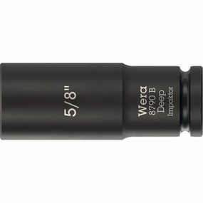 Wera 8790 B Impaktor Deep Socket with 3/8" drive, 5/8"