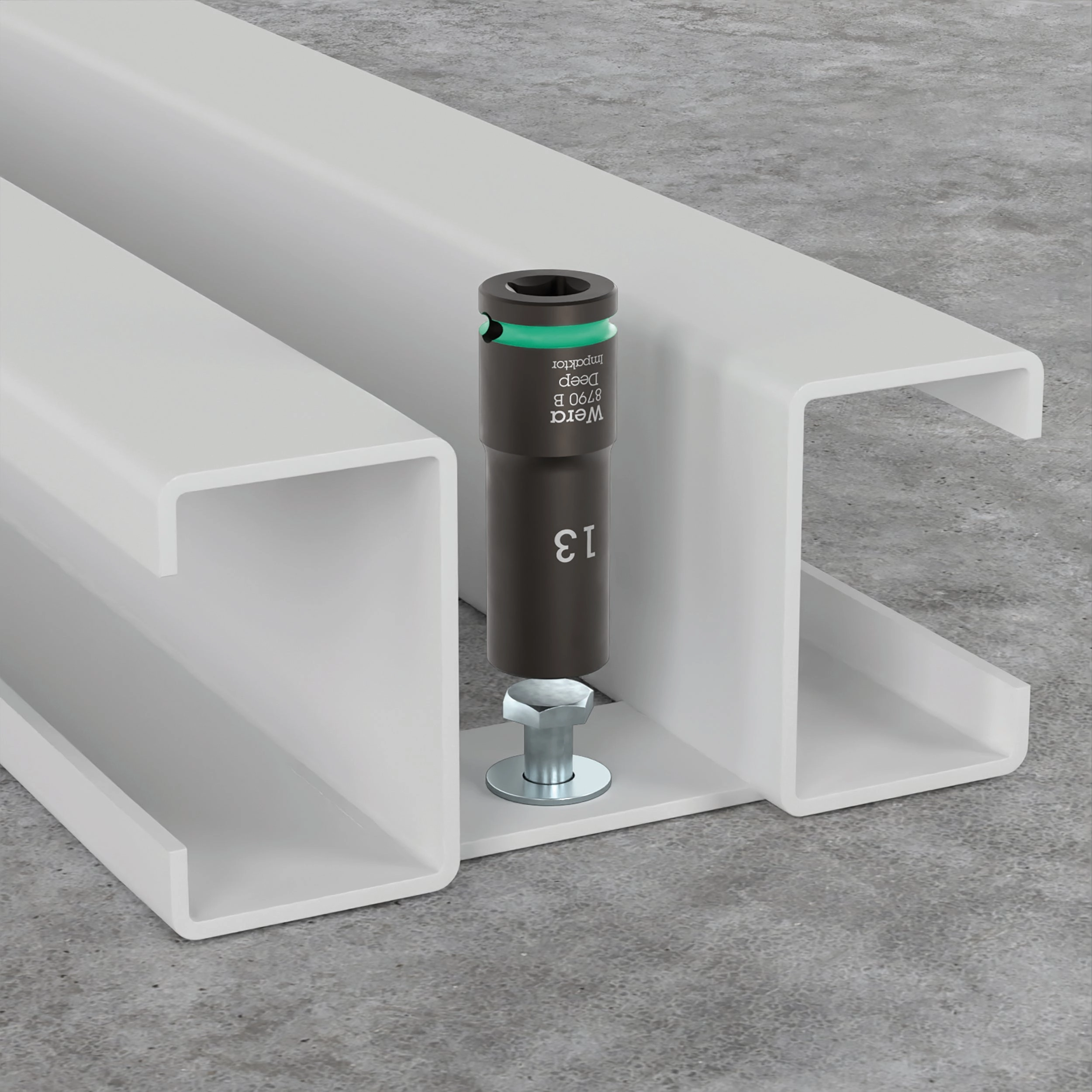 Wera 8790 B Impaktor Deep Socket with 3/8" drive, 5/8"