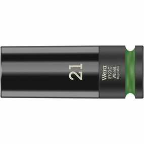 Wera 8790 C Wheel Impaktor Socket with 1/2" drive, 21 x 85 x 32 mm